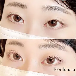 マツエク・マツパ アイブロウ Flor上大岡 *フルノ リナ*のマツエク・マツパデザイン