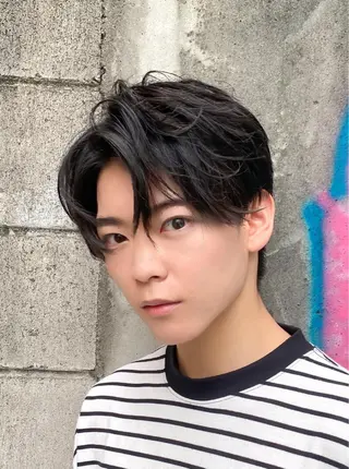 ショート カラー パーマ メンズ MENS  FEEL南森町所属・佐藤 達郎のヘアスタイル