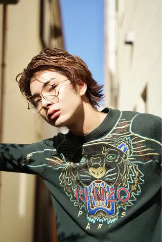 ショート メンズ Oasisgarden所属・レイヤー/ブリーチ MOMOのヘアスタイル