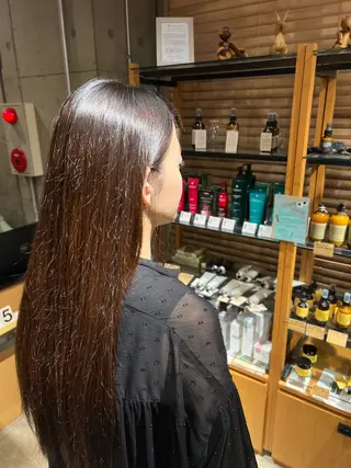 ロング パーマ ヘアアレンジ organic＋Life所属・渡部 彩花のヘアスタイル