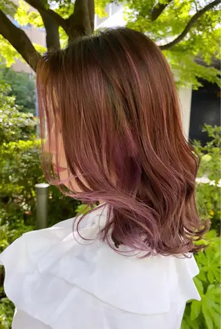 ミディアム 圧倒的美髪ストレート ツダケイタロウのヘアスタイル