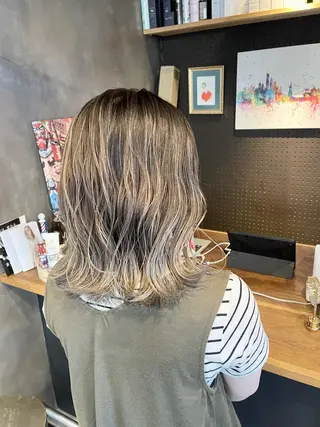 ミディアム カラー ヘアアレンジ D.log 大和西大寺店所属・川崎 雅大のヘアスタイル