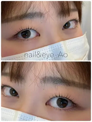 メンズ マツエク・マツパ nail&eye Aoのマツエク・マツパデザイン