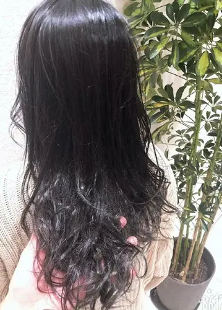 ロング カラー パーマ Hair&Make EARTHのヘアスタイル