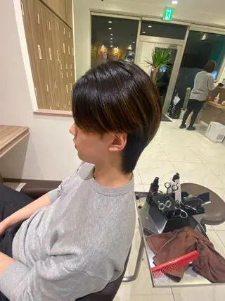 ショート パーマ メンズ メンズ縮毛・ 曲がる縮毛矯正のヘアスタイル