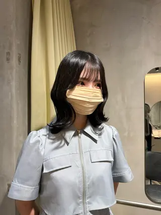 ミディアム わださこ ひなこのヘアスタイル