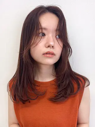 ロング カラー BASSA 石神井公園店のヘアスタイル