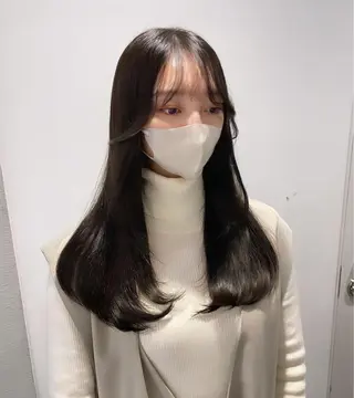 ロング 銀座／レイヤーカット 🤍内野すみれのヘアスタイル