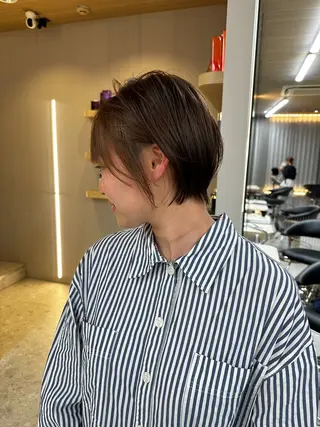 ショート 水岡 佳奈美のヘアスタイル