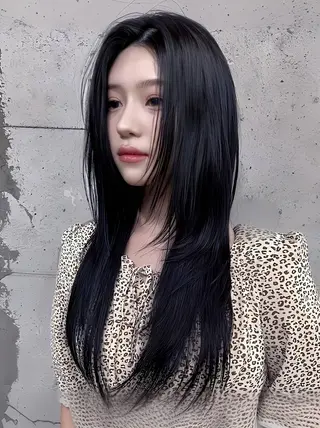 ロング 韓国特化型 エクステ、カラー専門のヘアスタイル