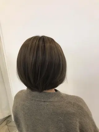 ショート カラー [髪質改善] 北生駒 店長/古居聖理のヘアスタイル