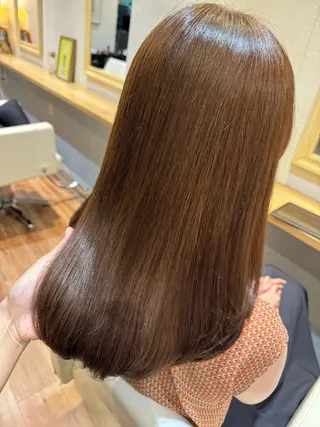 セミロング カラー 3PeaceHair所属・kanna カンナのヘアスタイル