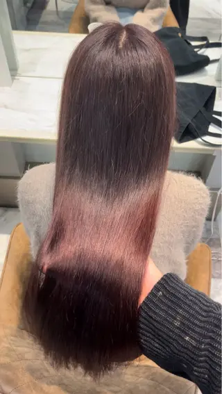 ロング 栄ハイトーン/ 透明感/中園薪のヘアスタイル