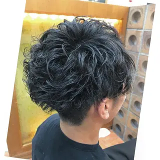 ショート パーマ 🫧‪縮毛矯正 かとうよしき🫧のヘアスタイル