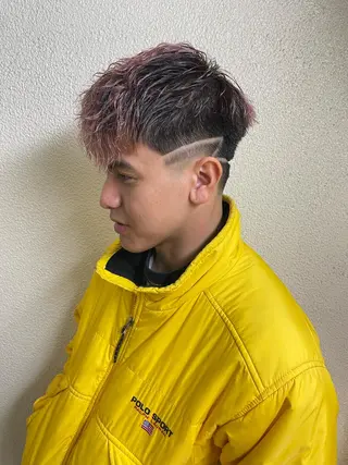 ショート パーマ メンズ 辻堂メンズ特化 YU-YAのヘアスタイル