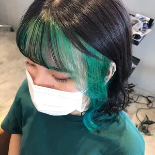 ミディアム カラー hair studio Peace所属・浅野 真惟のマツエク・マツパデザイン