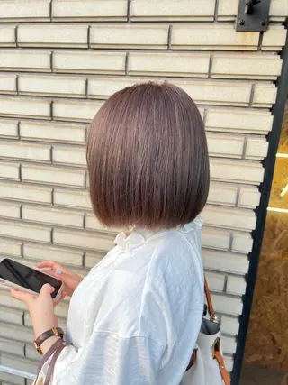 ショート カラー ✨前田 優・2拠点✨ ✨恵比寿・札幌店✨のヘアスタイル