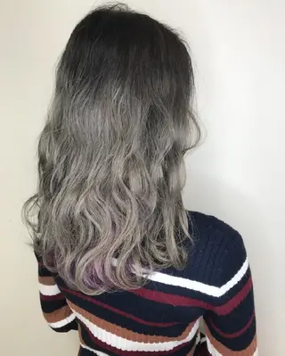 セミロング カラー Roid 代表✨HIROのヘアスタイル