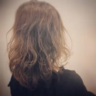 ミディアム カラー パーマ 🔥店長 原田 裕道🔥のヘアスタイル