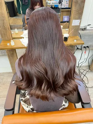 セミロング カラー HIKARU副店長/ ✨️髪質改善のヘアスタイル