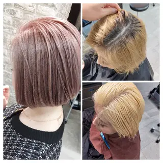 ショート カラー grow上野御徒町【グロウ】所属・ブリーチ・ハイトーン 特化🎉内山のヘアスタイル