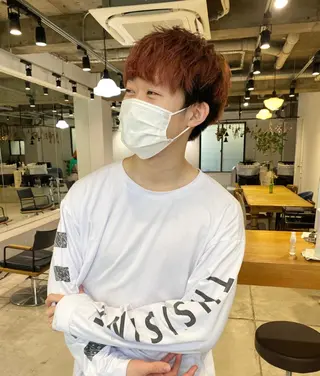 ショート カラー ヘアアレンジ メンズ メンズパーマの達人 🌟川内絵人のヘアスタイル