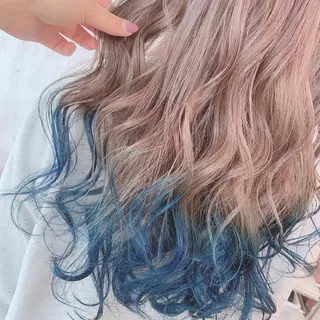 ロング カラー ヘアアレンジ 新宿color🐝 AYAKA🌈💖のヘアスタイル