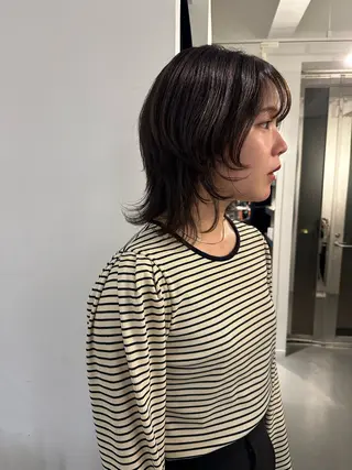 ミディアム お悩み解決パーマ hana🩰のヘアスタイル