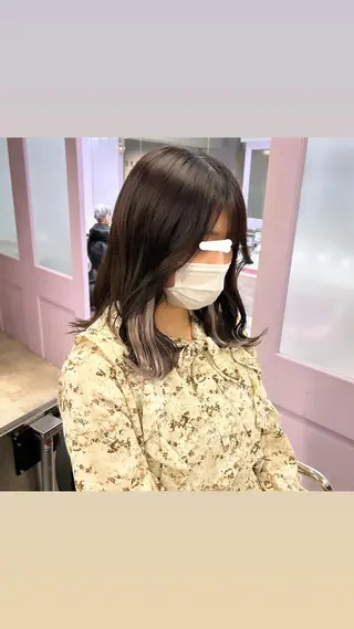 ミディアム Hui.所属・縮毛矯正・髪質改善 特化 出納 直起のヘアスタイル