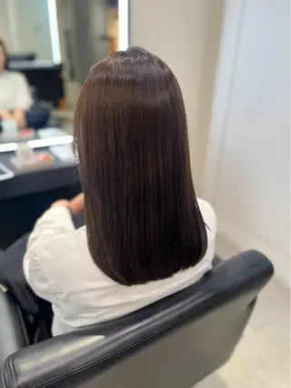 ロング 【本陣】カット モデル/朝岡 慧のヘアスタイル