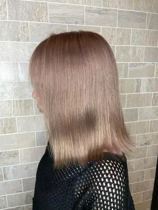 ショート ブリーチ毛矯正.髪質 改善.髪にドラマをのヘアスタイル