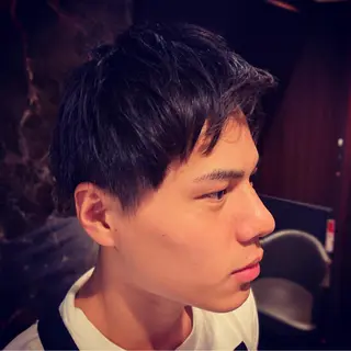 ショート ヘアアレンジ メンズ HIROGINZA ヒロ銀座 青山所属・マツオ リュウホウ🐉のヘアスタイル