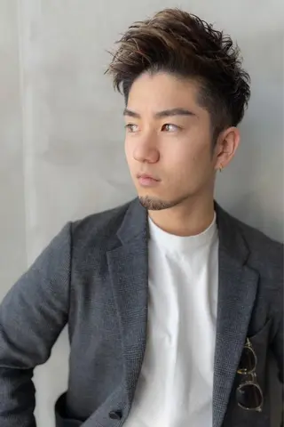 ショート メンズ Moana by HEADLIGHT 武蔵小杉店 【モアナ バイ ヘッドライト】所属・大森 勝馬のヘアスタイル