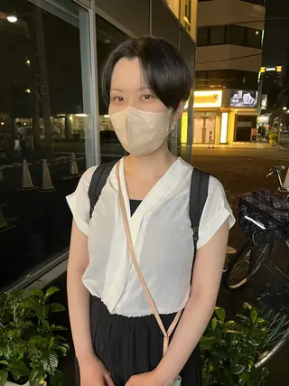 ショート ショート/パーマ/ カラー/FUKOのヘアスタイル