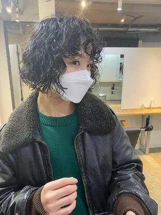 ショート カラー パーマ ヘアアレンジ メンズ キッズ ネイル マツエク・マツパ アイブロウ 🧼柴田 健太郎🧼のヘアスタイル