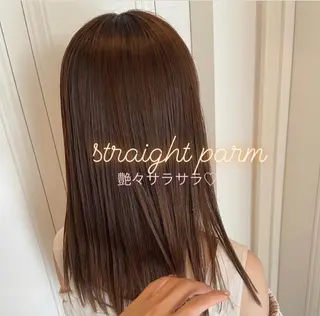 ミディアム 峯 志帆のヘアスタイル