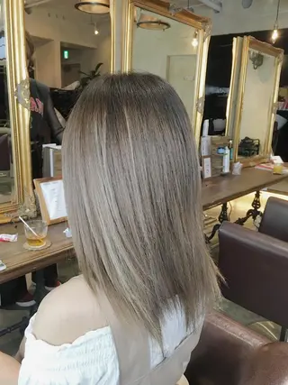 セミロング 美髪✨髪質改善 &艶カラーmanaeのヘアスタイル