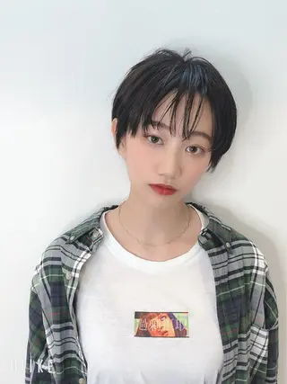 ショート カラー リルウヘアー 天王寺のヘアスタイル