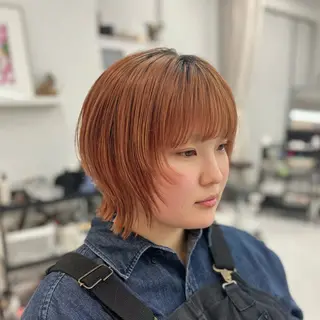 ショート 岩﨑真奈【LEV.】 ボブスタイルのヘアスタイル