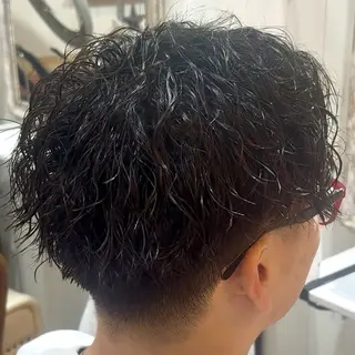 ショート パーマ メンズ 💥横浜メンズ特化 💥ルキのヘアスタイル