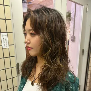 ロング パーマ kaito パーマ募集🌀😵‍のヘアスタイル