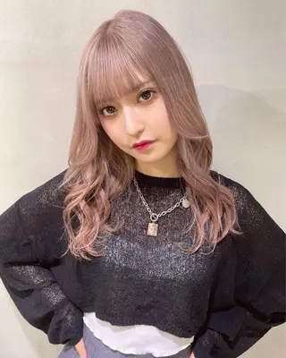 ロング カラー 心斎橋/ブリーチ minamiのヘアスタイル