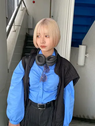 ミディアム カラー yiye 青山所属・無料カットモデル募集 🌱ひょうがのヘアスタイル