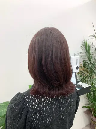 ミディアム カラー 本格ヘッドスパ🌿 ×ヘア 佐藤のヘアスタイル