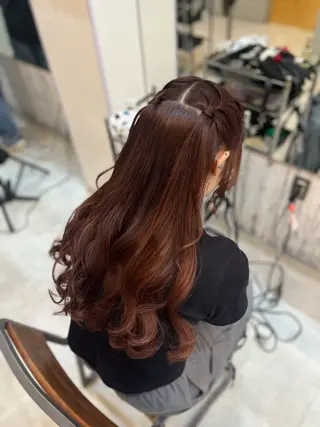 ロング ヘアアレンジ 🌱ワカ/ モデル募集中🌱のヘアスタイル