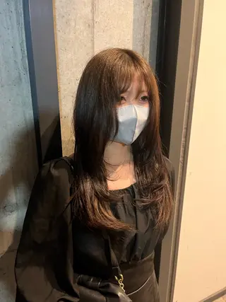 セミロング 金見 岳弥のヘアスタイル