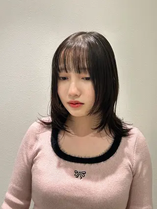 ミディアム カラー 青木 光太朗のヘアスタイル