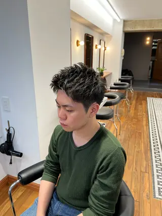 ショート メンズ メンズカット✂️ スキンフェード伊藤陸のヘアスタイル