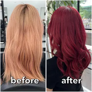 ミディアム カラー あすか JILLSTUDIOのヘアスタイル