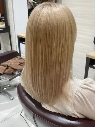 セミロング カラー 中澤 壱太のヘアスタイル